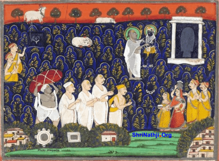 Shrinathji, Vallabhacharya, Vallabha, Vaishnav, Pustimarg, Krishna